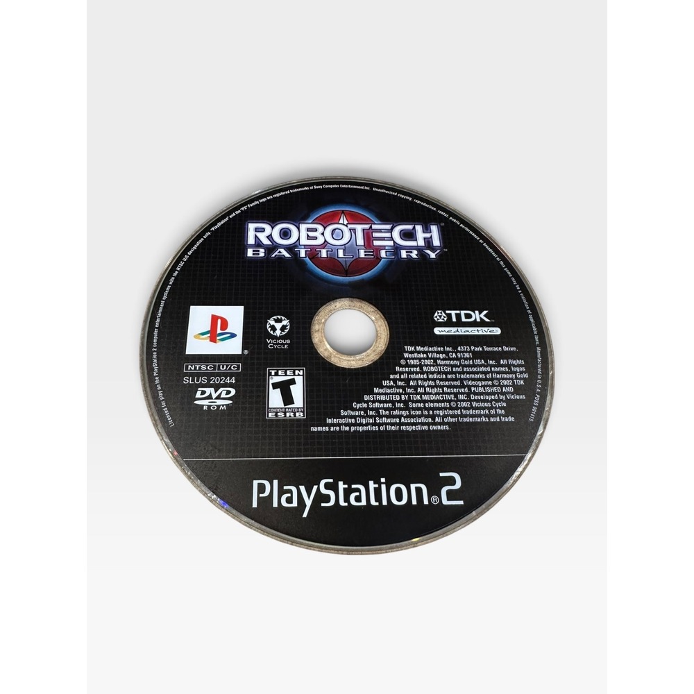 Robotech Battlecry Sony PlayStation 2 PS2 Game Pre-owned Disc Only Anime Mecha - Picture 1 of 2